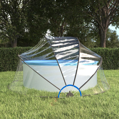 Circular Pool Sanctuary: PVC Round Pool Dome for Year-Round Enjoyment