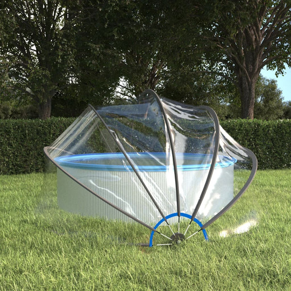  All-Season Aqua Oasis: Round PVC Pool Enclosure for Ultimate Relaxation