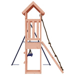 Woodland Explorer: The Ultimate Playhouse with Climbing Wall Swings