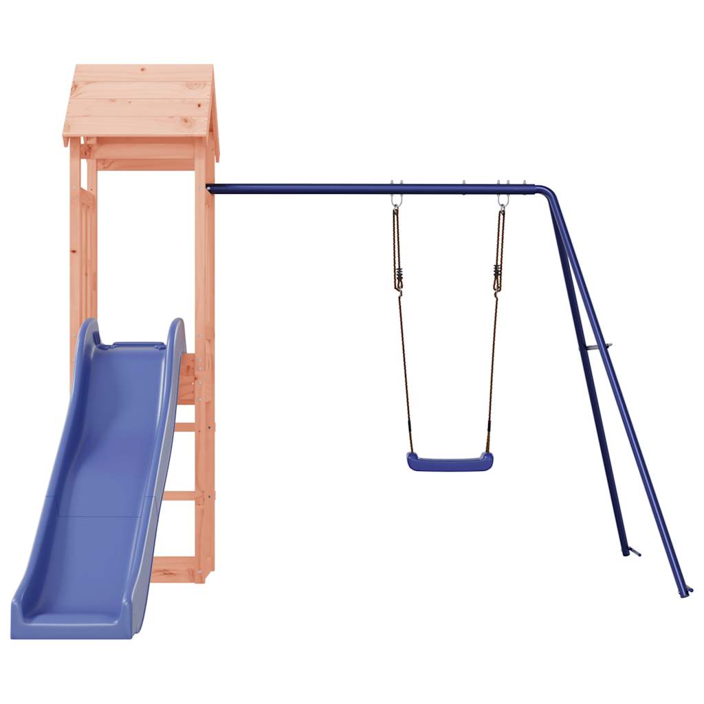 Douglas Wood Wonder: The Ultimate Playhouse with Slide and Swing