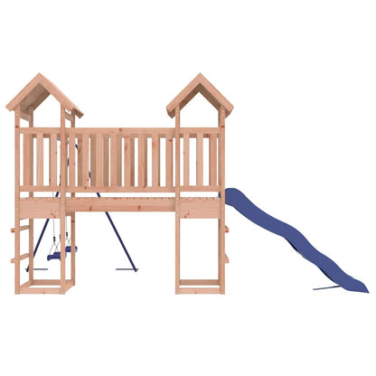 Woodland Adventure: Deluxe Playhouse with Slide and Swings