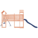 Woodland Excursion: Slide Swings Playhouse in Solid Douglas Wood