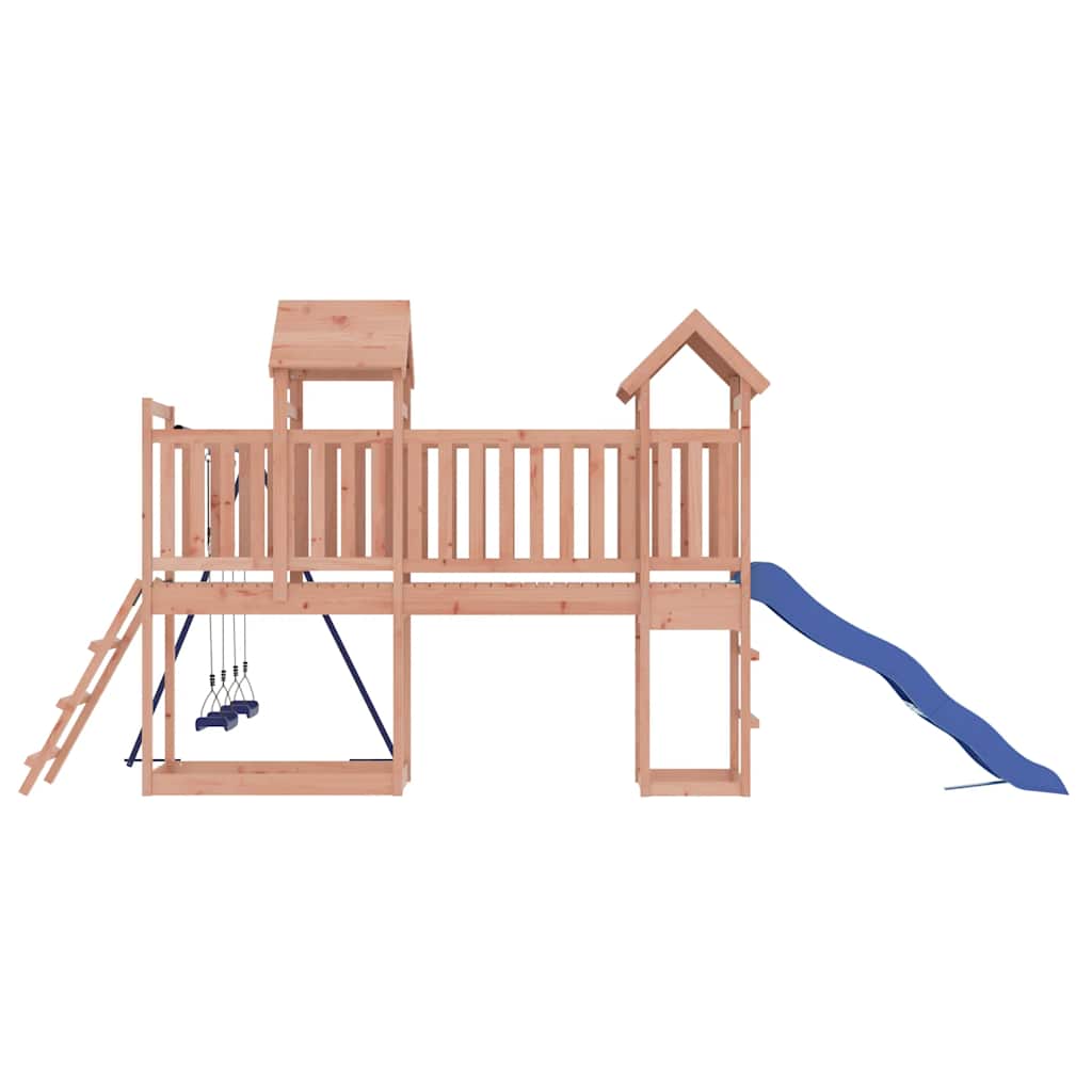 Woodland Adventures: Deluxe Playhouse with Slide and Swings