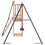 Woodland Adventure: Climbing Wall Swing Playhouse