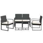 Durable 5 piece Garden Dining Set Patio Setup Modern Living