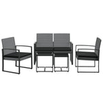 Versatile 5 piece Garden Dining Set Patio Setup Modern Living