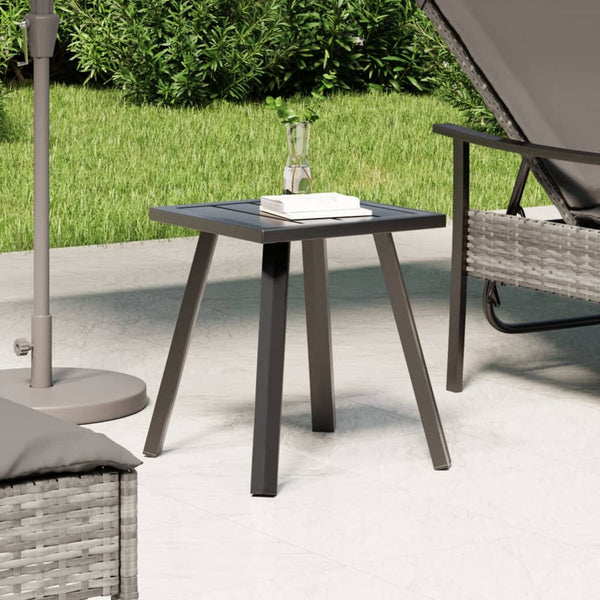  Anthracite Steel Garden Table