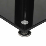Speaker Stands Pair Tempered Glass Black | HomeAndLiving