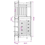 Kids Outdoor Play Tower Solid Pine Wood | HomeAndLiving