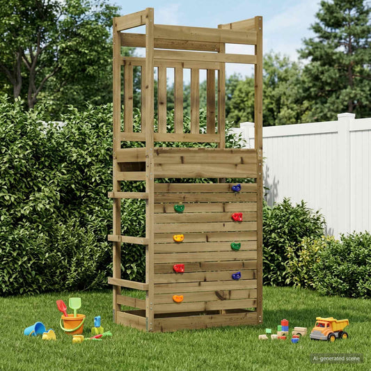 Kids Outdoor Play Tower Pinewood | HomeAndLiving