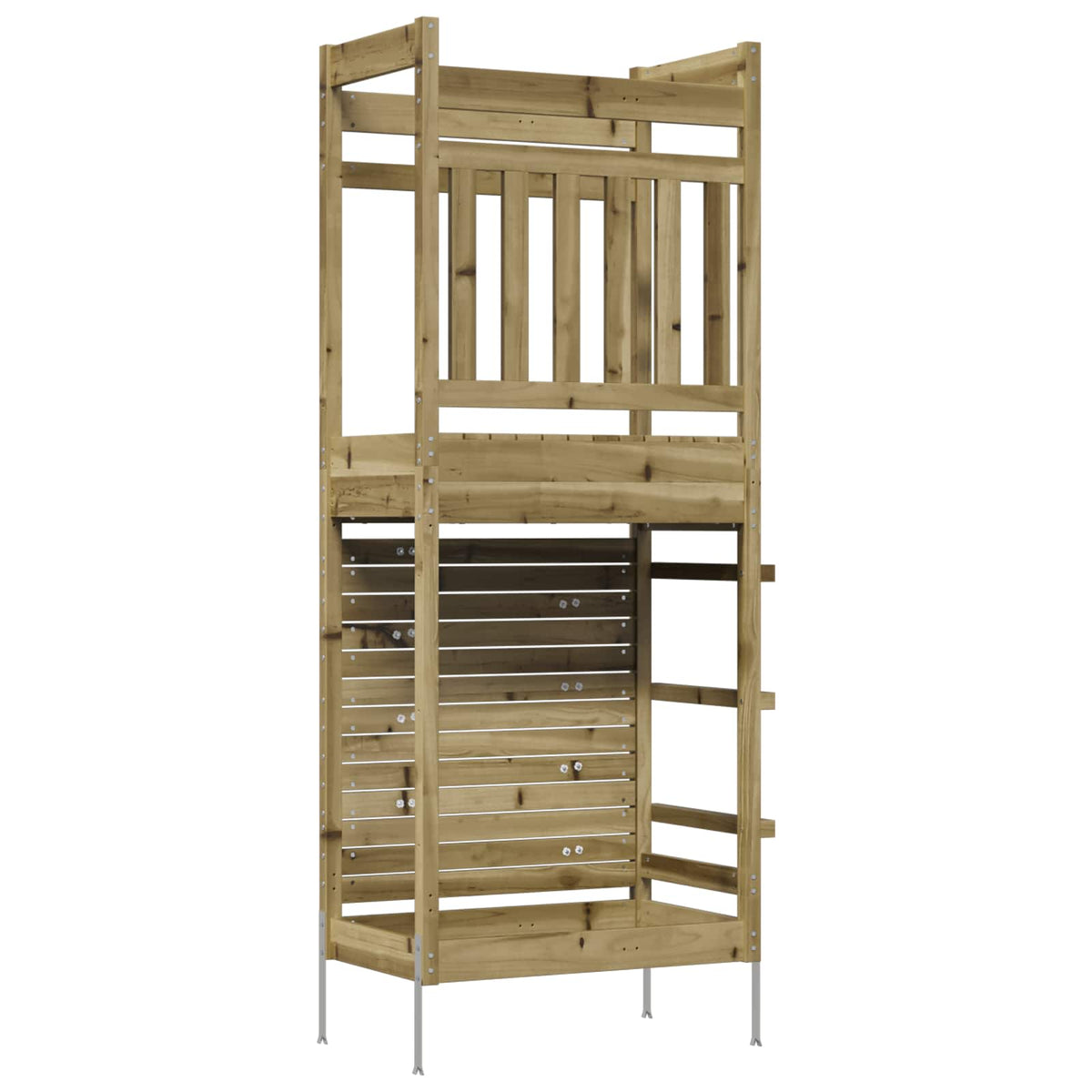 Kids Outdoor Play Tower Pinewood | HomeAndLiving - 5