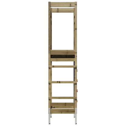 Kids Outdoor Play Tower Pinewood | HomeAndLiving - 4