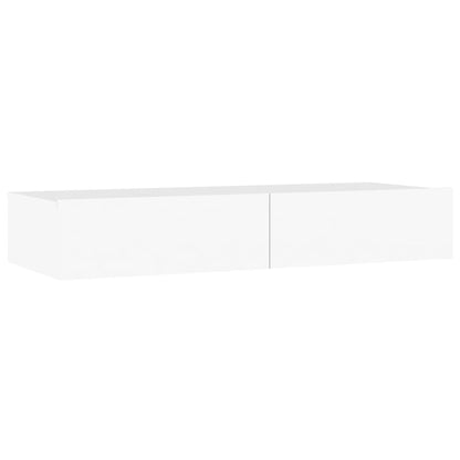Modern White TV Cabinet: A Stylish Blend of Function and LED Flair