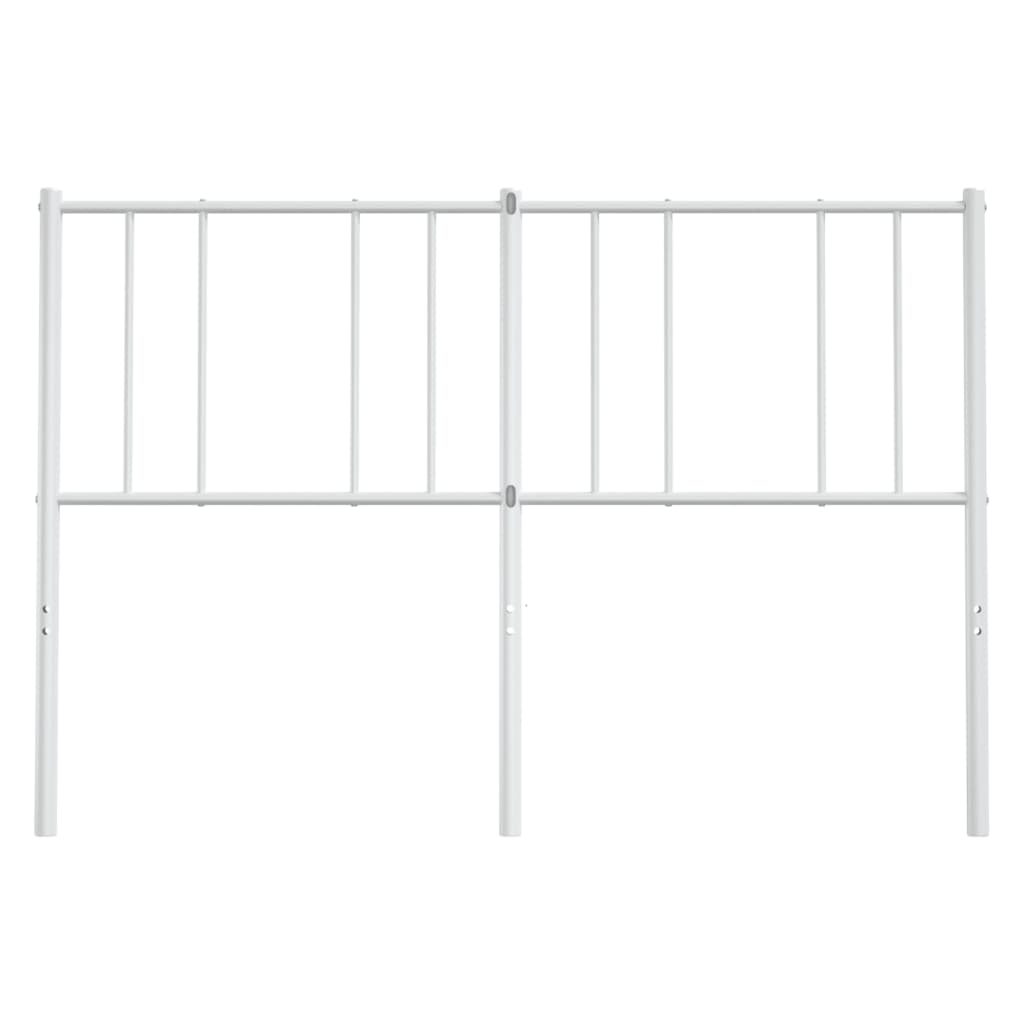 Elegant White Metal Headboard