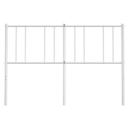 Elegant White Metal Headboard