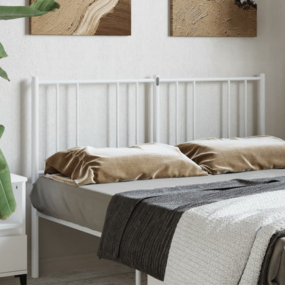 Elegant White Metal Headboard