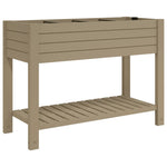 Garden Raised Bed Light Brown Polypropylene