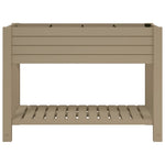 Garden Raised Bed Light Brown Polypropylene