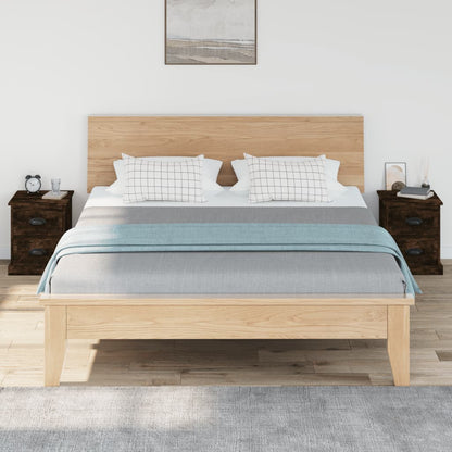 Dual Lustrous Duets: Set of 2 High Gloss White Engineered Wood Bedside Cabinets
