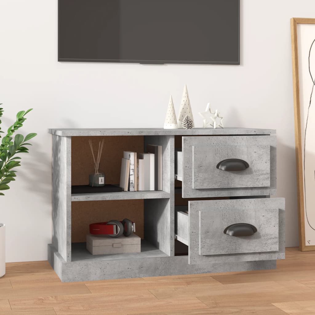 Sleek and Stylish Engineered Wood TV Stand in White Finish