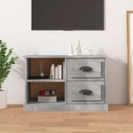 Sleek and Stylish Engineered Wood TV Stand in White Finish