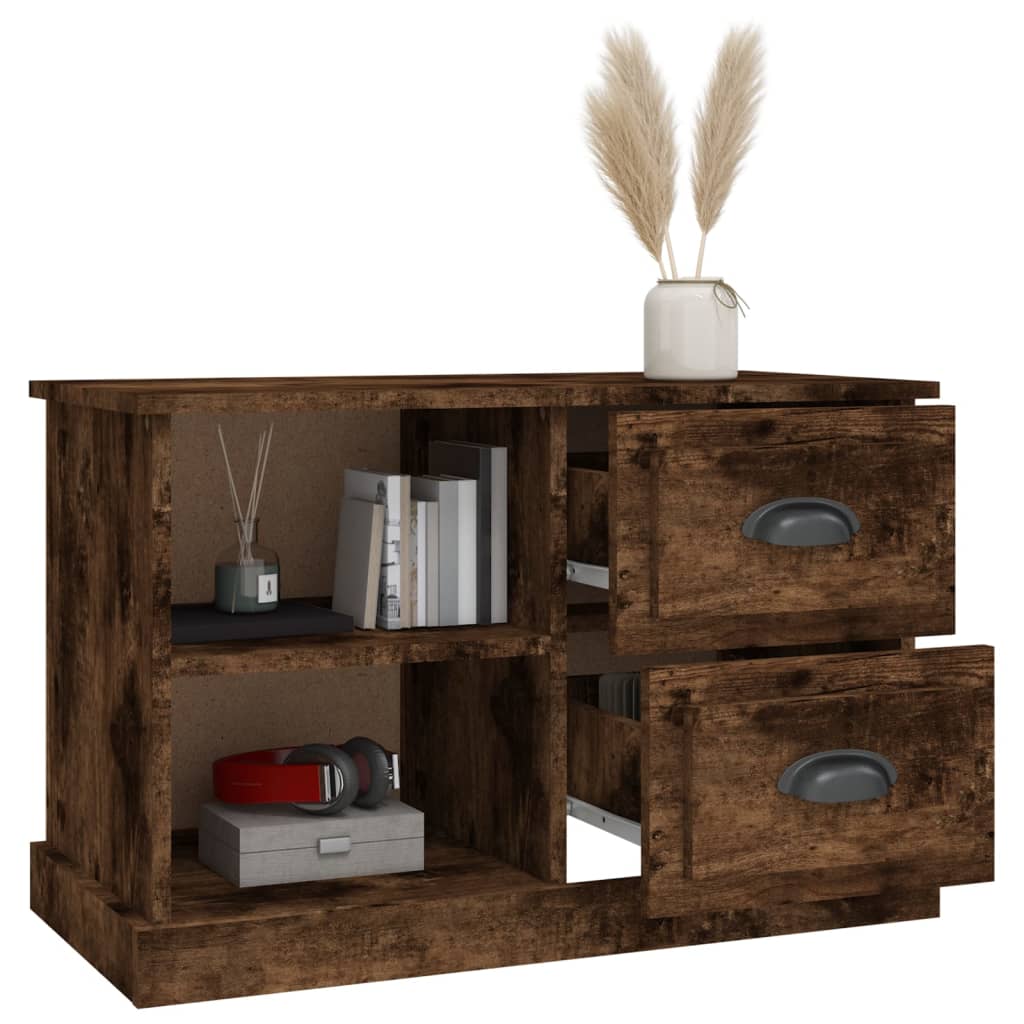 Sleek and Stylish Engineered Wood TV Stand in White Finish
