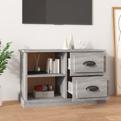 Sleek and Stylish Engineered Wood TV Stand in White Finish