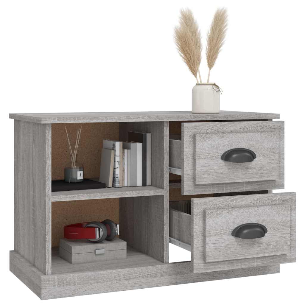 Sleek and Stylish Engineered Wood TV Stand in White Finish