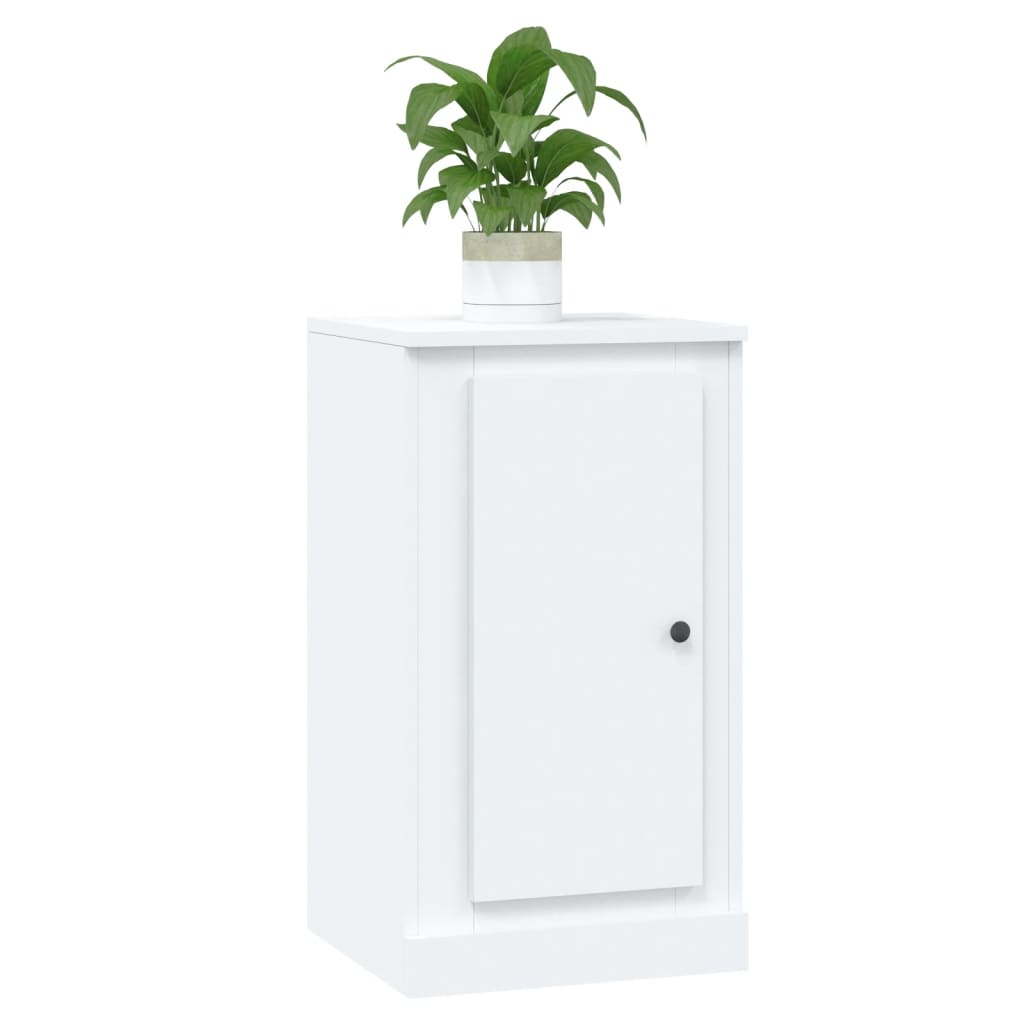 White Elegance: Modern Engineered Wood Sideboard
