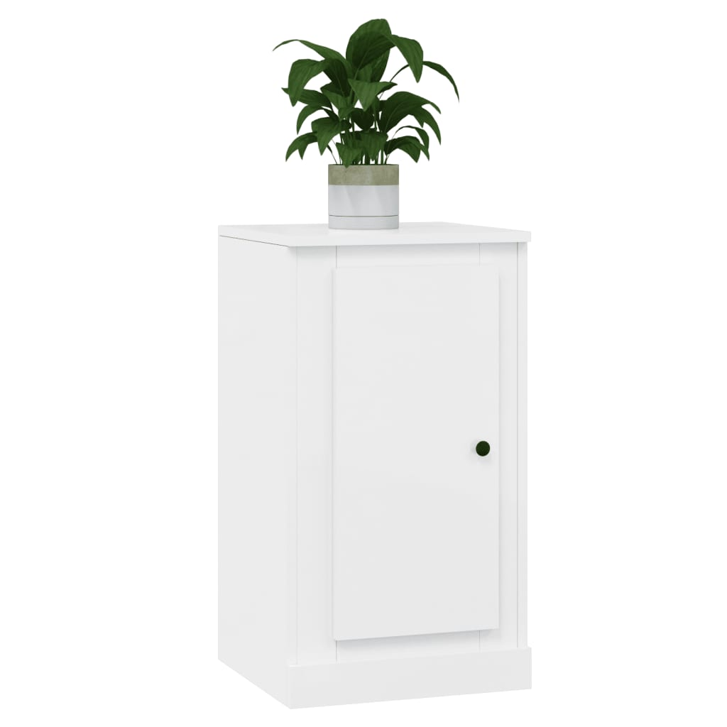 White Elegance: Modern Engineered Wood Sideboard