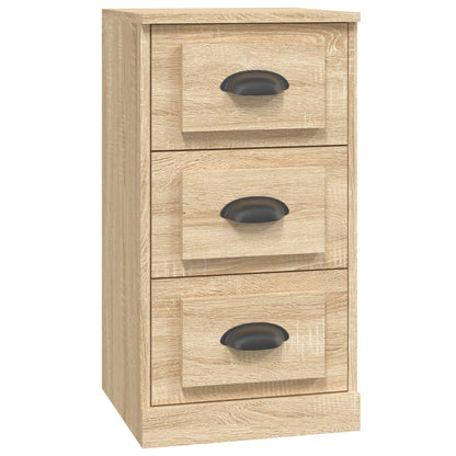 Elegant White Engineered Wood Sideboard - 36×35.5×67.5cm