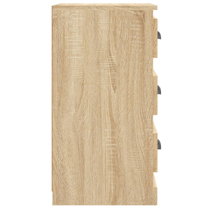 Elegant White Engineered Wood Sideboard - 36×35.5×67.5cm