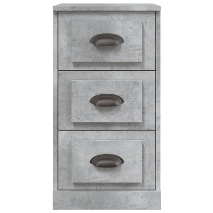 Elegant White Engineered Wood Sideboard - 36×35.5×67.5cm