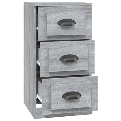 Elegant White Engineered Wood Sideboard - 36×35.5×67.5cm