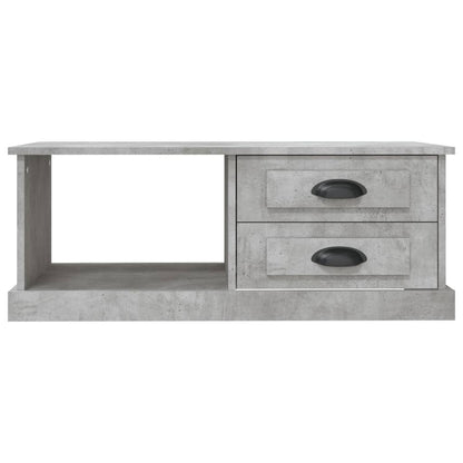 Luminous Minimalism: White Engineered Wood Coffee Table