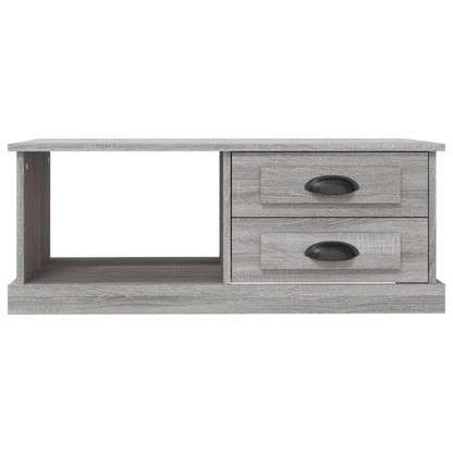 Luminous Minimalism: White Engineered Wood Coffee Table