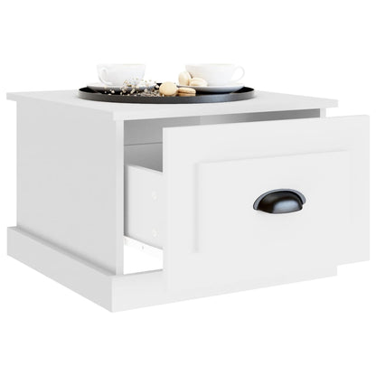 Sleek Simplicity: White Engineered Wood Coffee Table for Modern Living