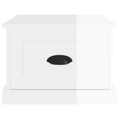 Sleek Simplicity: White Engineered Wood Coffee Table for Modern Living