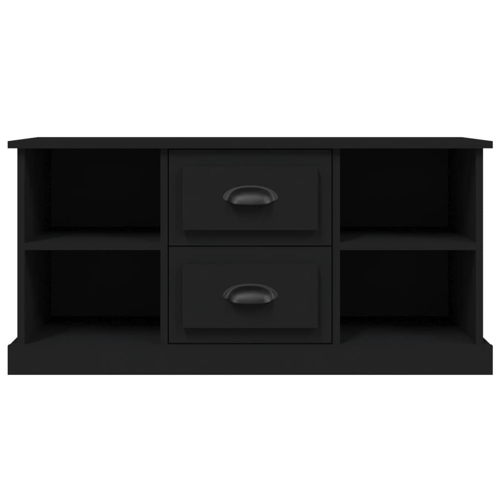 Elegantly Minimalist White Engineered Wood TV Cabinet