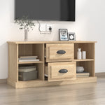 Elegantly Minimalist White Engineered Wood TV Cabinet