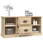 Elegantly Minimalist White Engineered Wood TV Cabinet