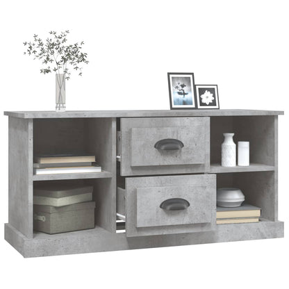 Elegantly Minimalist White Engineered Wood TV Cabinet