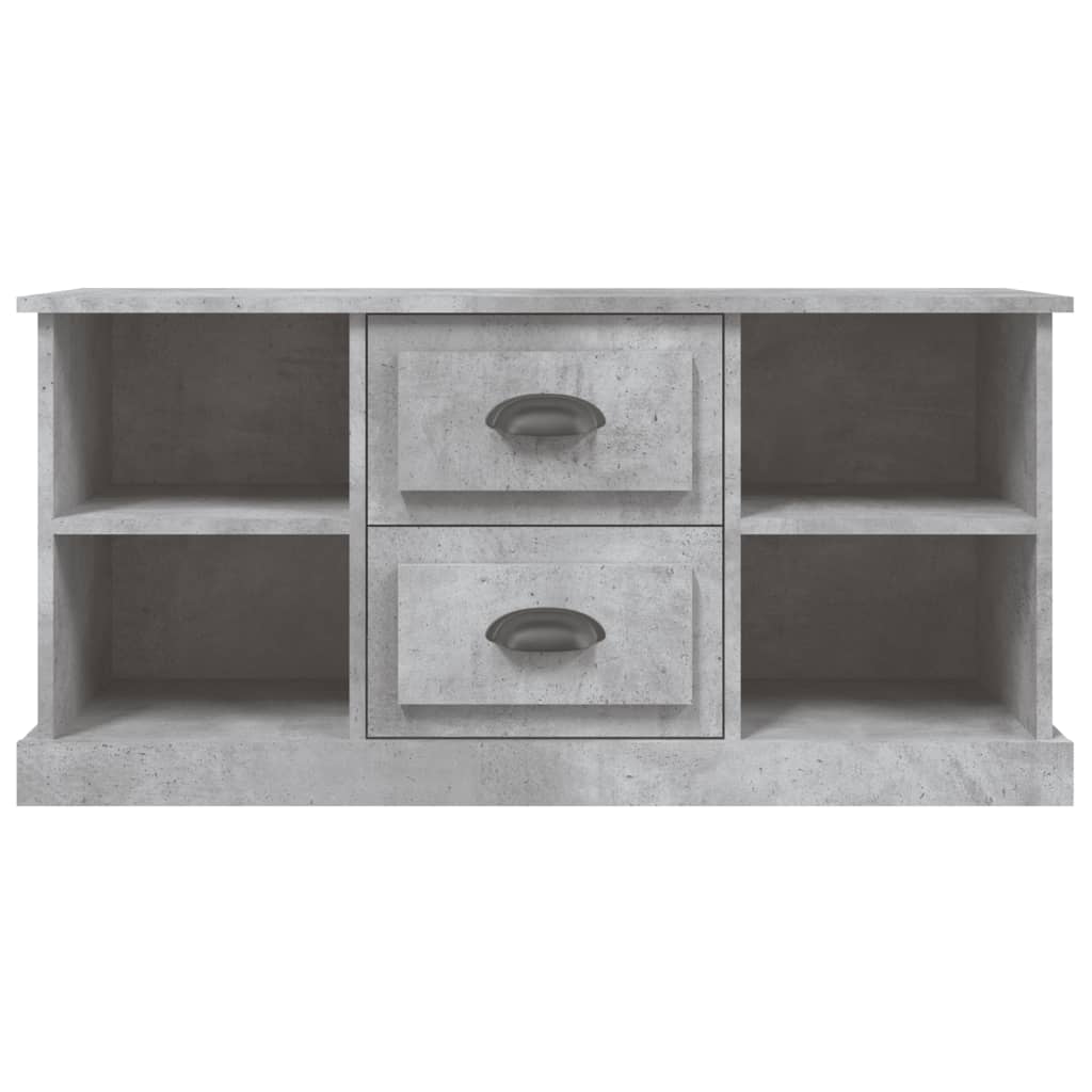 Elegantly Minimalist White Engineered Wood TV Cabinet