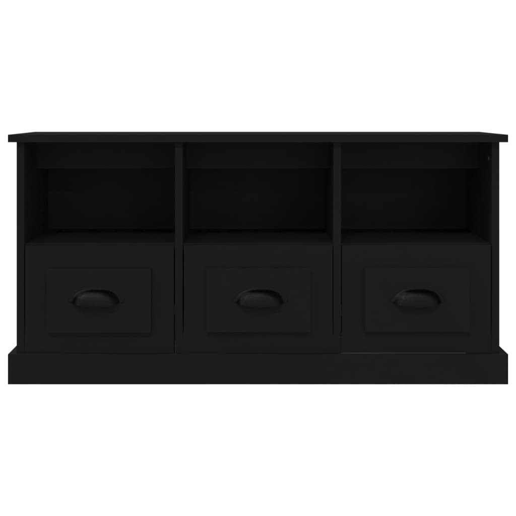 Modern White Engineered Wood TV Cabinet