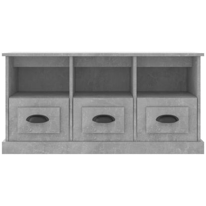 Modern White Engineered Wood TV Cabinet