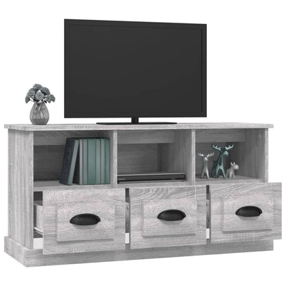 Modern White Engineered Wood TV Cabinet