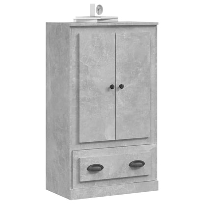 Sleek White Highboard in Engineered Wood
