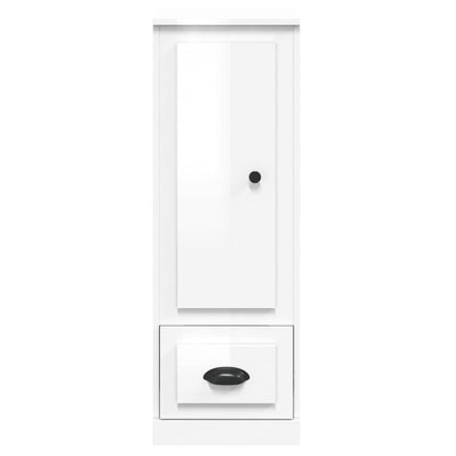 Contemporary White Highboard in Engineered Wood