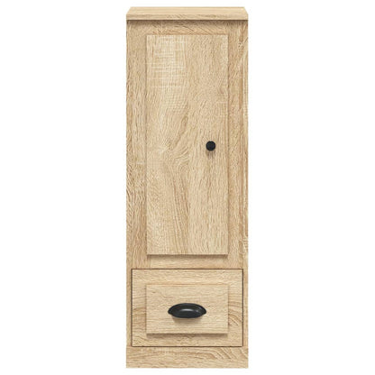 Contemporary White Highboard in Engineered Wood