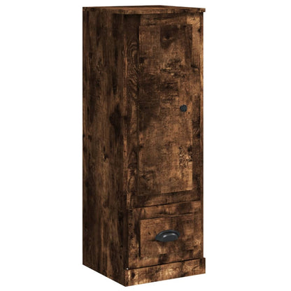 Contemporary White Highboard in Engineered Wood
